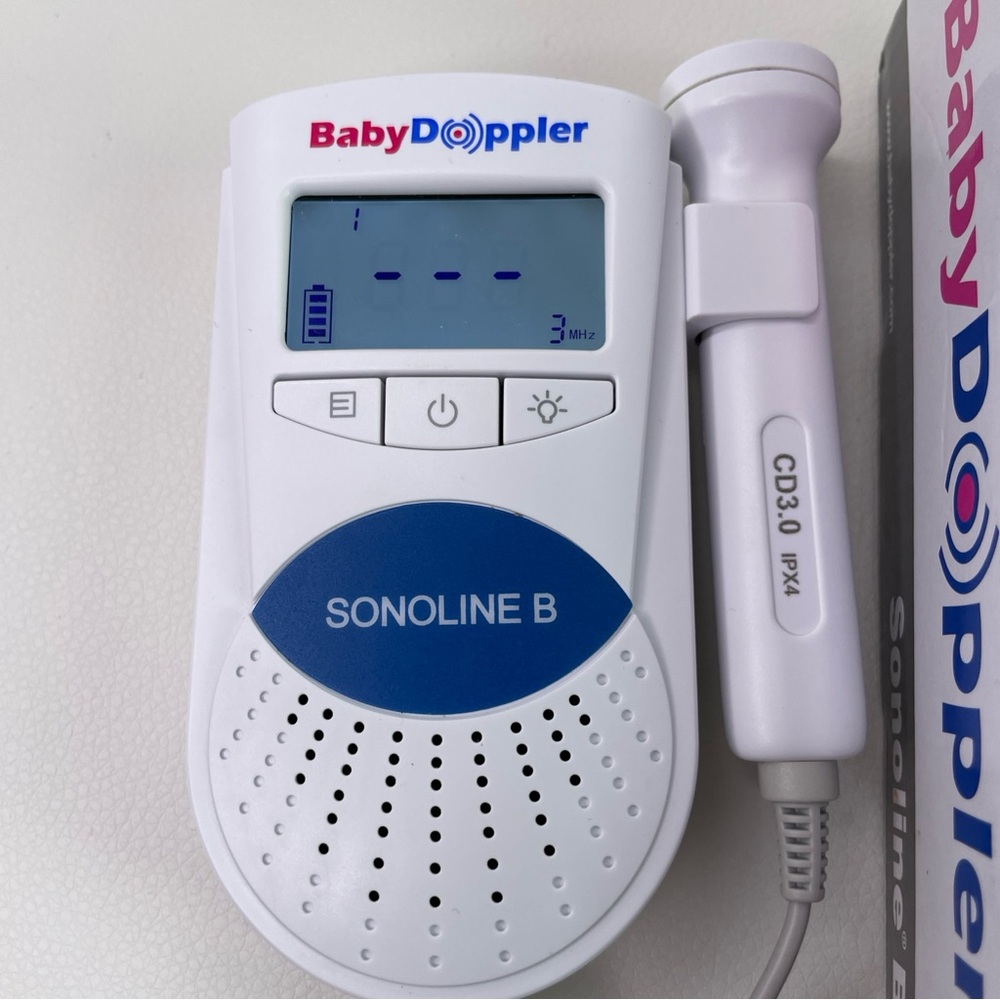 Sonoline B Baby Doppler Pregnancy Sound Tracker Heartbeat Movement - Picture 2 of 9
